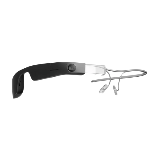 Envision Glasses with Standard Titanium Frame Side View