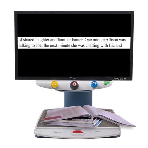 TOPAZ® XL HD Desktop Video Magnifier isolated black text on white background